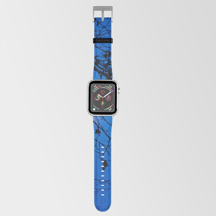 Winter Bare Trees Branches Night Moon Apple Watch Band
