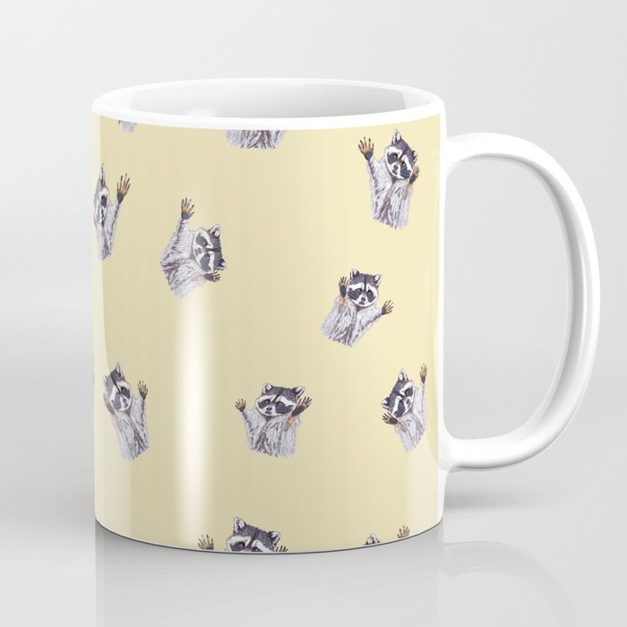 Playful Dancing Raccoons Edition 6 Coffee Mug