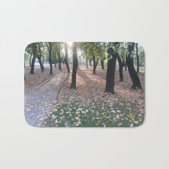 End of summer afternoon in park Bath Mat