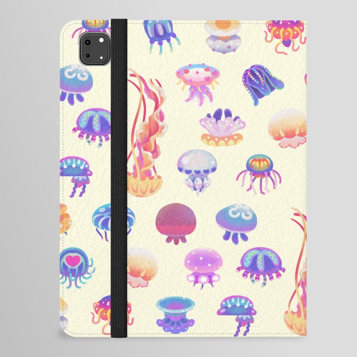Jellyfish Day - pastel iPad Folio Case
