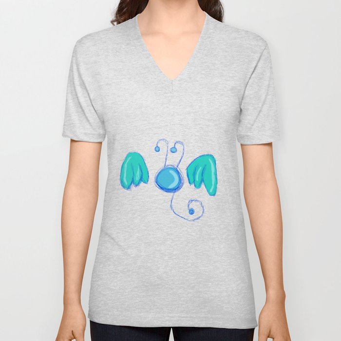 Fly with me V Neck T Shirt