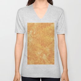 salmon mimosa pattern V Neck T Shirt