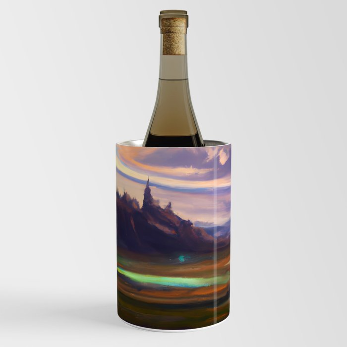 Gorgeous alien landscape Wine Chiller