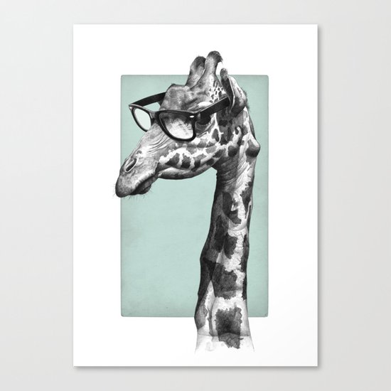 Short-Sighted Giraffe Canvas Print
