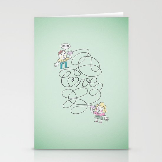 Long Distance Call Stationery Cards