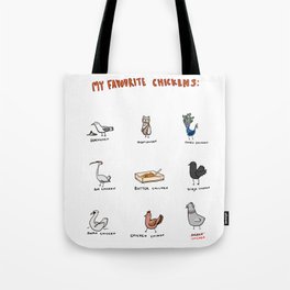 Chickens Tote Bag