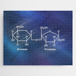 Sucrose Structural chemical formula Jigsaw Puzzle
