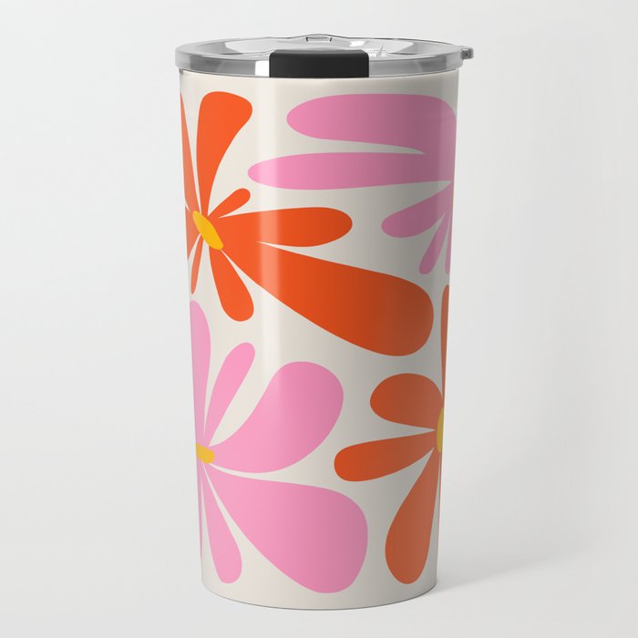 Bloom: Peach Matisse Color Series 04 Travel Mug