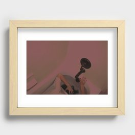 in your pool Recessed Framed Print