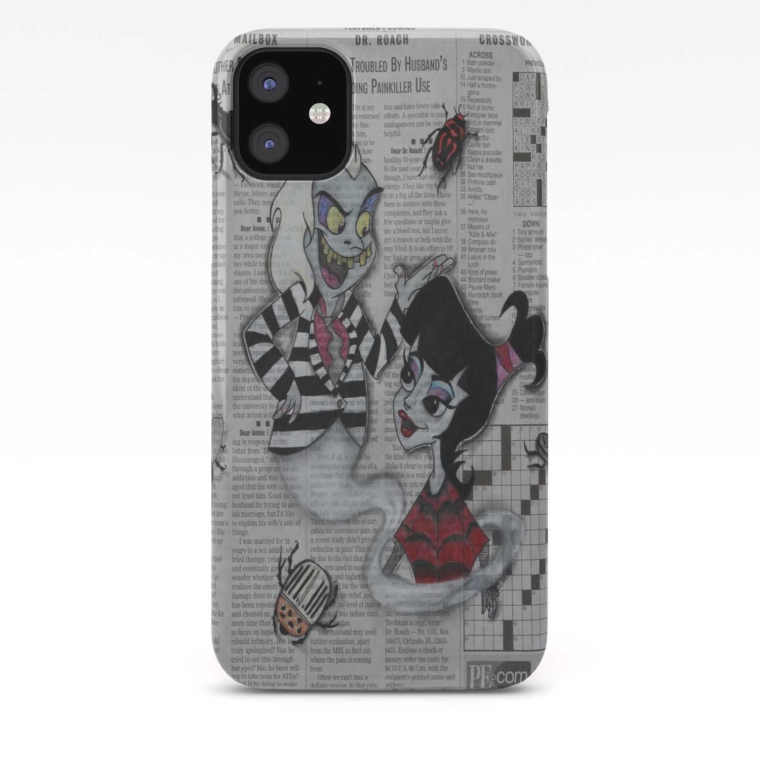 Beetlejuice Iphone Case By Artofletyreyes Society6