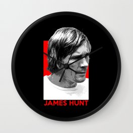 Formula One - James Hunt Wall Clock
