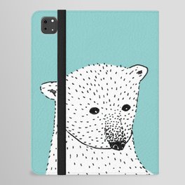 Classy Claws Polar Bear iPad Folio Case