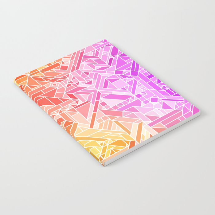 bright vibrant gradient geometric