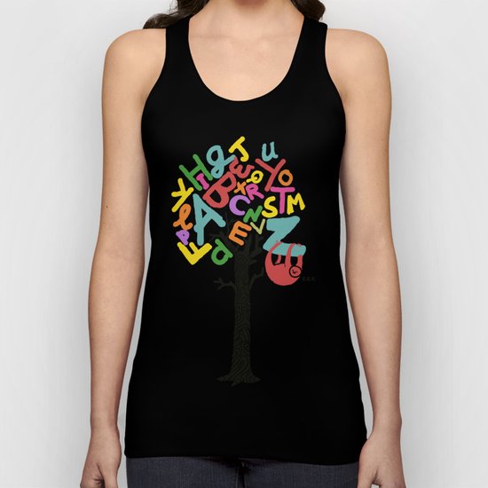 Sleep All Day (A-Z) Unisex Tank Top