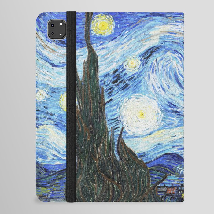 The Starry Night (Vincent Vangogh) iPad Folio Case