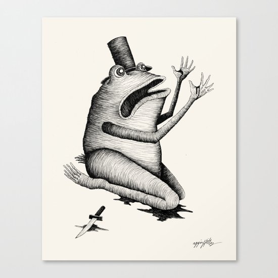 'What have I done?' Canvas Print