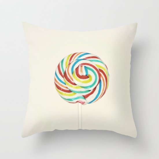 Sweet Rainbow Throw Pillow