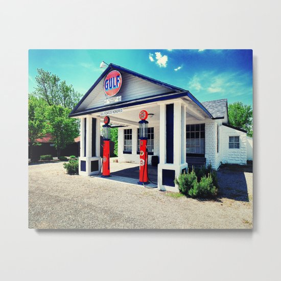 Antique garage Metal Print
