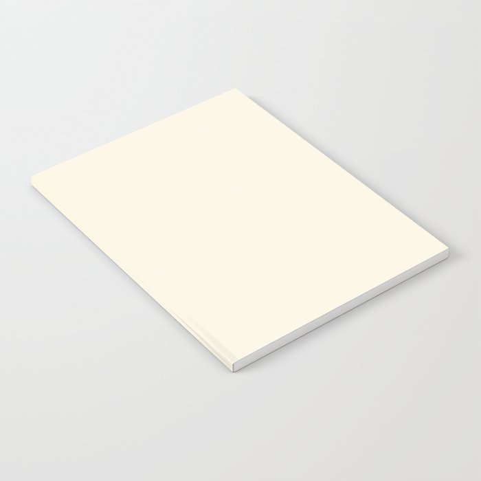 Cream - Solid Color Collection Notebook