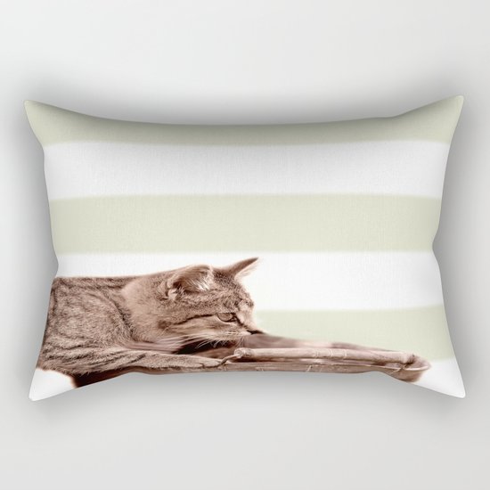 Cat Play Rectangular Pillow