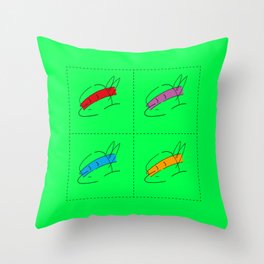 TMNT (green version) Throw Pillow