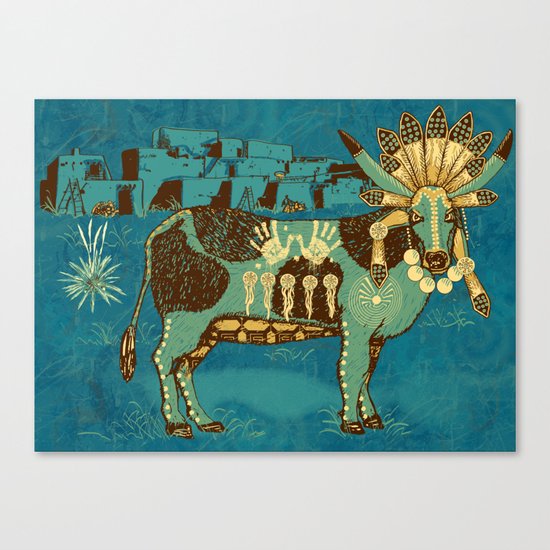Cowchina Canvas Print