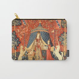 Lady and The Unicorn Medieval Tapestry Carry-All Pouch