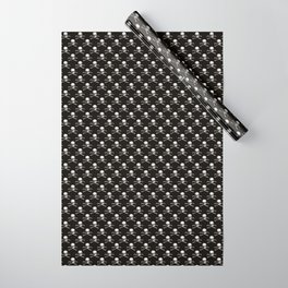 Skull and Crossbones | Jolly Roger | Pirate Flag | Black and White | Wrapping Paper
