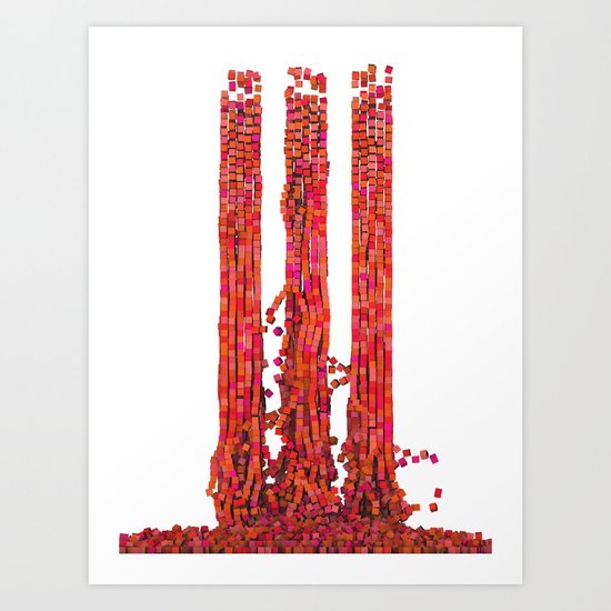 Collapse Art Print