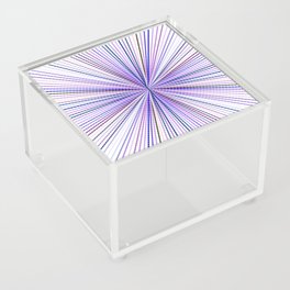 Purple Line Pattern Acrylic Box