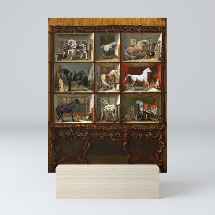 horse cabinet Mini Art Print