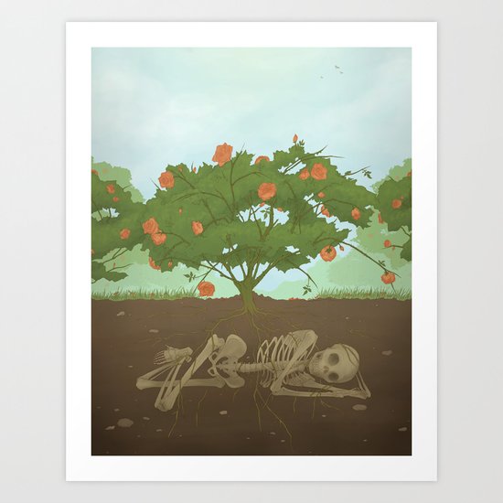 Rose Garden Art Print