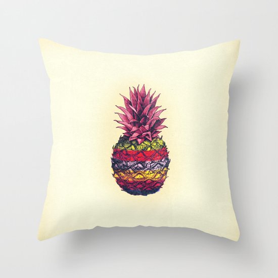 Job's pine Throw Pillow