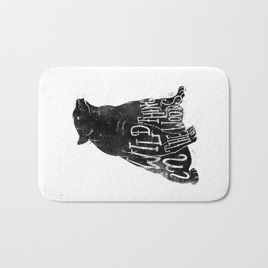 Wild Thing in the Woods Bath Mat