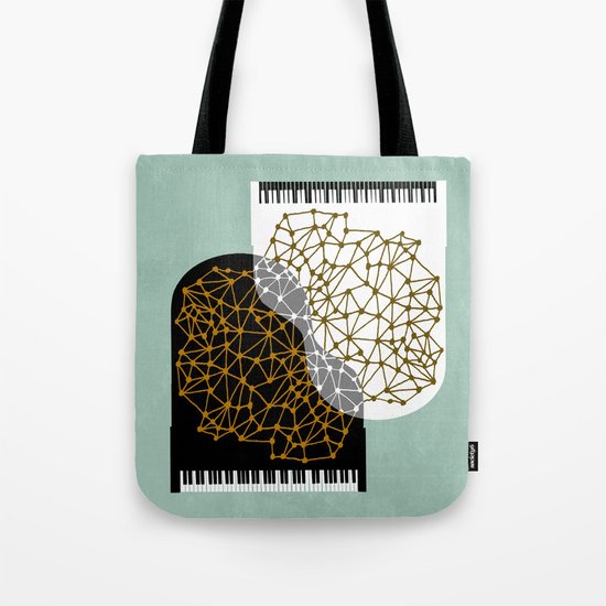 The Entertainers - Two Pianos Tote Bag