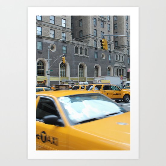 Taxi Art Print