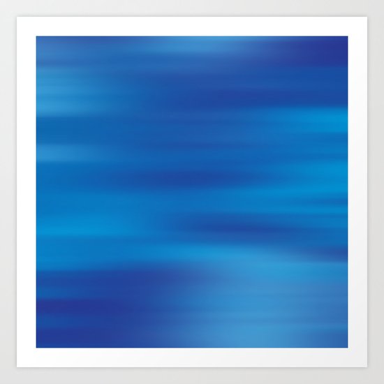 True Blue Art Print