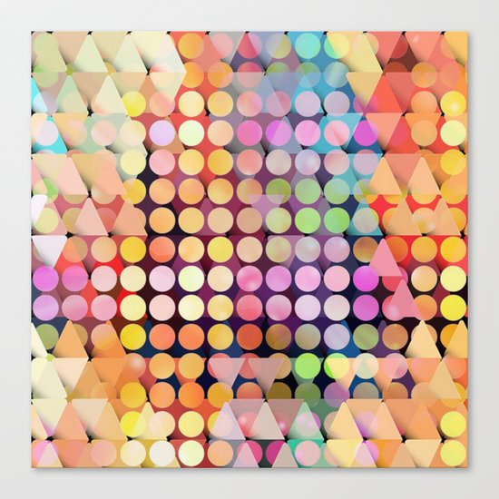 Geometric Party Canvas Print