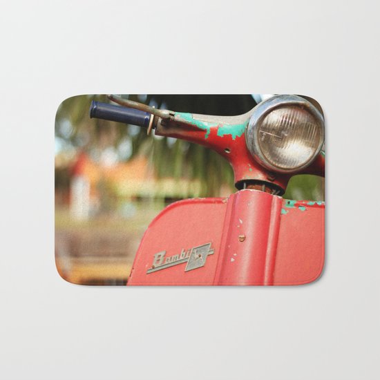 The old scooter - Bambi Bath Mat