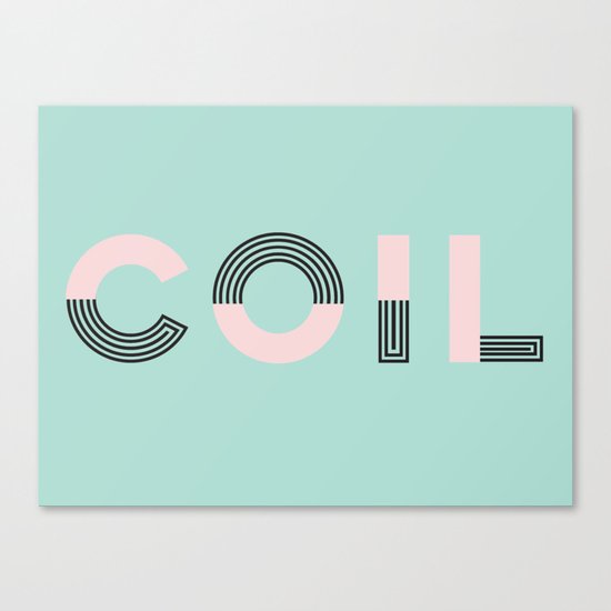 COIL Canvas Print
