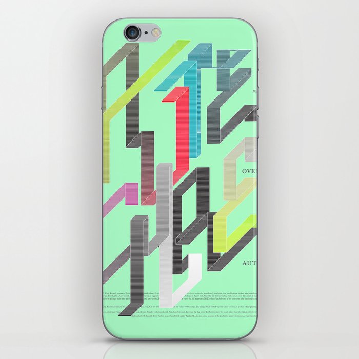 Autechre Oversteps Tour Poster iPhone Skin