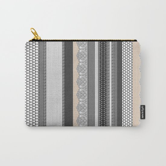 Beach House Stormy Grey Carry-All Pouch