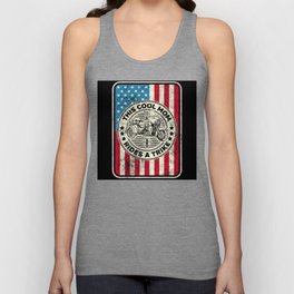 This Cool Mom Rides a Trike Motorcycle Biker USA Tank Top