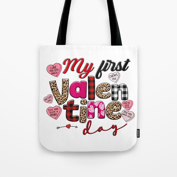My First Valentine's Day Tote Bag