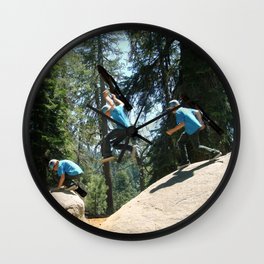 The Jump Wall Clock | People, Photo, Children, Nature 