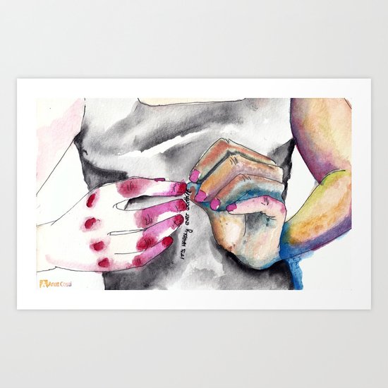 It's hardly ever worth it Art Print