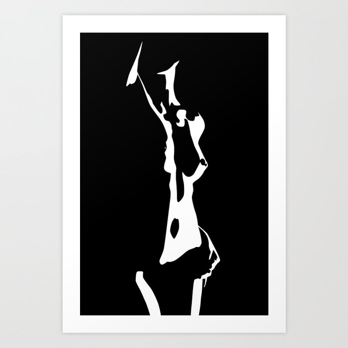 Naked Shadow Art Print