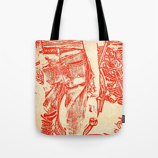 Coke in pocket Tote Bag
