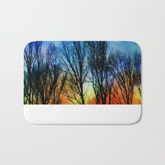 light up the sky Bath Mat
