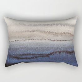 WITHIN THE TIDES WINTER BLUES by Monika Strigel Rectangular Pillow